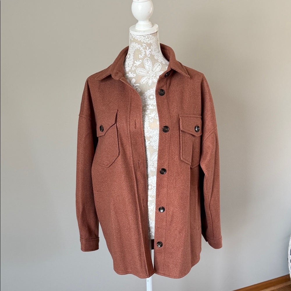 Staccato Shacket Rust sz M